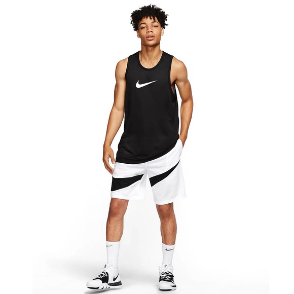 🏀 CLASSIC B-BALL SHORTS WHITE /BLACK MEDIUM Nike - Picture 3 of 12
